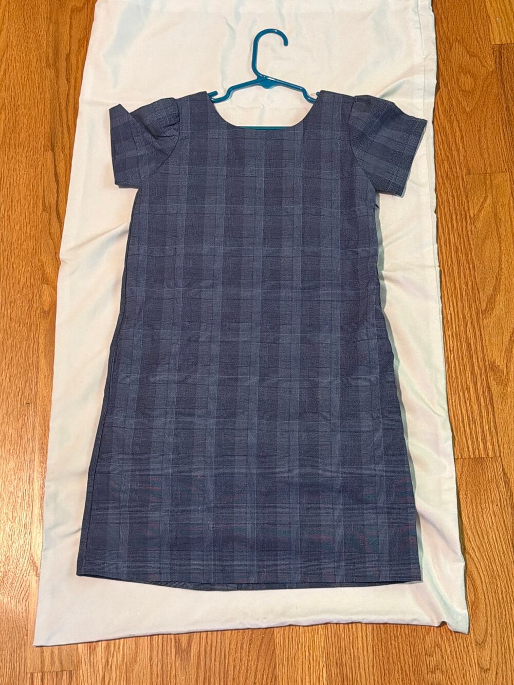 NWT Appaman indigo glen plaid girls dress size 7